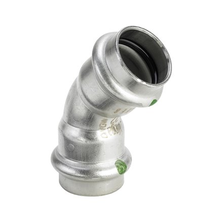 Coude 45° Inox Sanpress avec SC-Contur