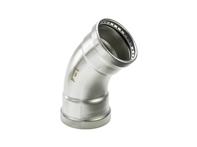 Sanpress Inox XL-Coude 45° avec SC-Contur mâle femelle, 578015