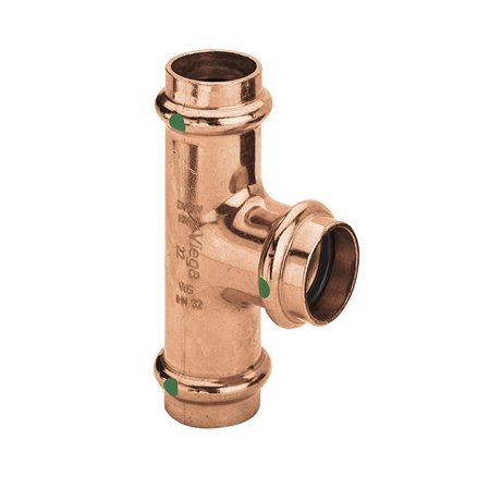 Tés cuivre avec SC-Contur Profipress