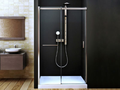 Porte de douche coulissante Ancodesign 120 cm 