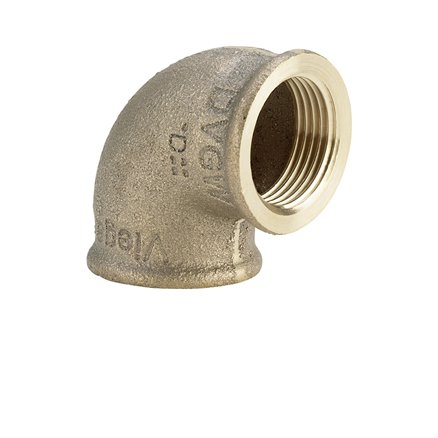 Coudes 90° femelle / femelle bronze