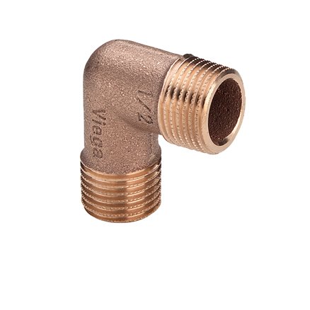 Coudes 90° mâles bronze