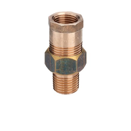 Raccords union 3 pièces mâle / femelle bronze