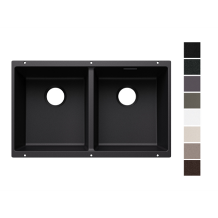 Subline 350/350 U pour module couleur - Evier Blanco