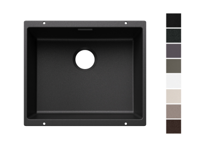 Evier Subline 500-U pour module couleur Blanc Soft 527796
