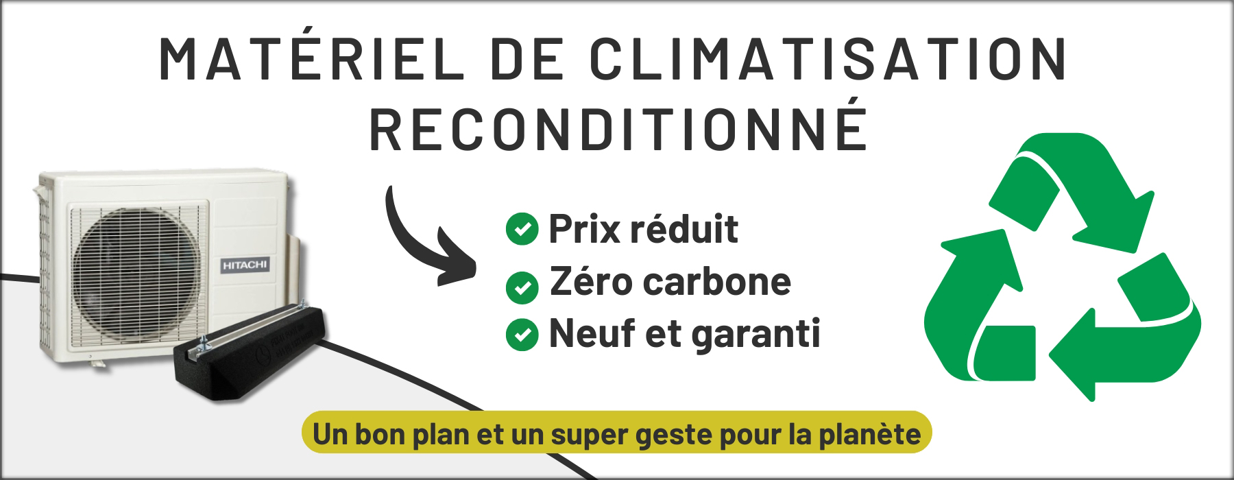 Matériel de climatisation reconditionné