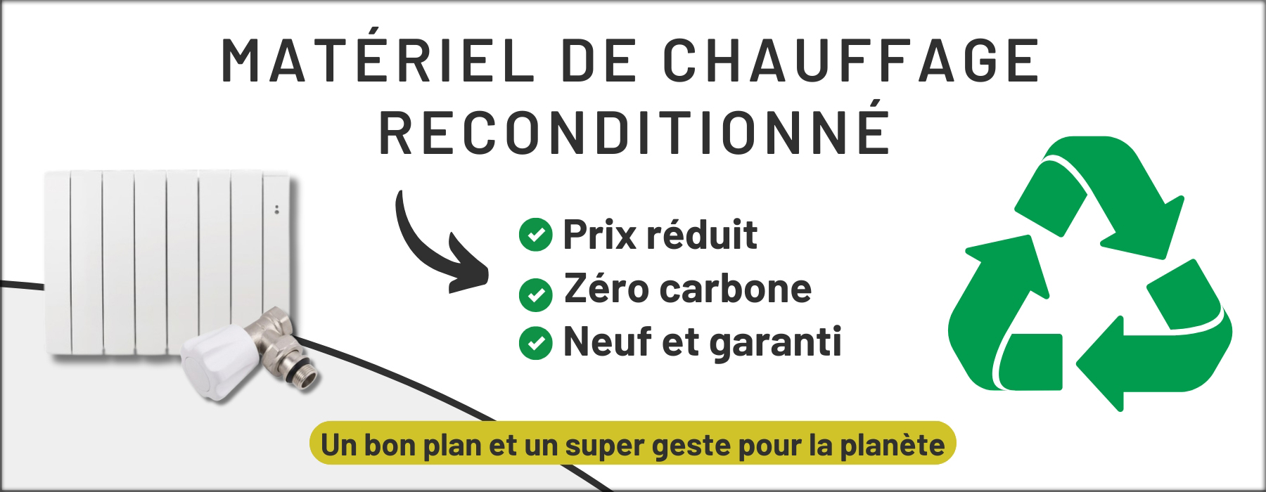 matériel de chauffage reconditionné