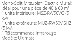 Climatiseur Mural Ultimate + 5 kWatts