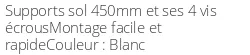 Jeu de supports sol 450mm