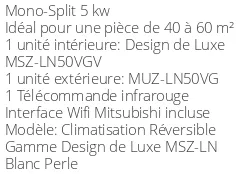 Climatiseur Mural Mitsubishi MSZ-LN50VGV