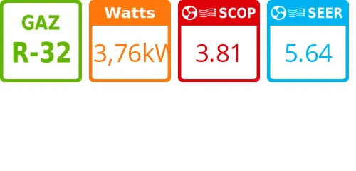 Climatiseur Plafonnier Primairy 13,76 kWatts - Product features image