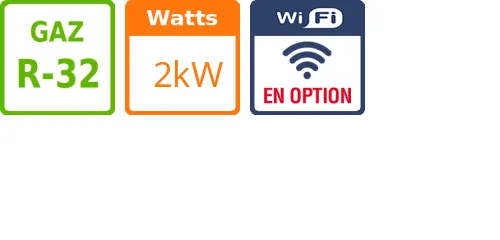 Cassette 4 voies 600 X 600 - 2 kWatts - Panasonic - Réf : S-M20PY3E - Product features image