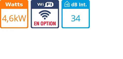 Split mural PKA-M LA2 - 4,6 kWatts - Mitsubishi Electric - Réf : PKA-M50LA2 - Product features image