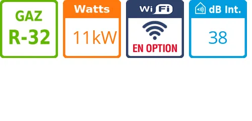 Cassette Ronde - 11 kWatts - LG - Réf : UT36F.NY0 - Product features image