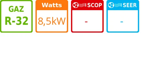 Unité extérieure Initiale 10 kWatts - R32 - Atlantic Fujitsu - Réf : AOYG 30 KATA.UE - Product features image