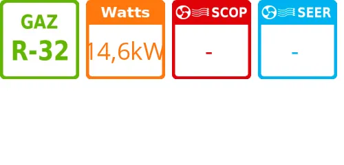 Unité extérieure Tertiaire 16.9 kWatts Triphasé - R32 - LG - Réf : UUD3.U30 - Product features image