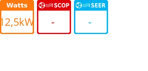 Unité extérieure Utopia Prime 12,5 kWatts Monophasé - R410 - Hitachi - Réf : RAS-5HVNC2E - Product features image