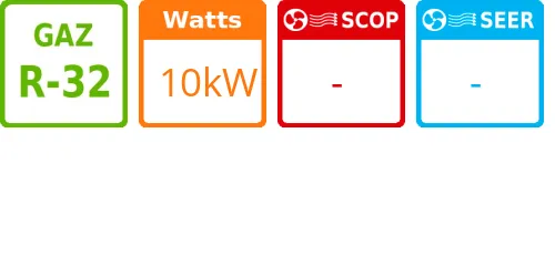 Unité extérieure PACi NX Élite 10 kWatts Triphasé - Panasonic - Réf : U-100PZH4E8 - Product features image