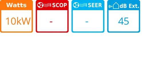 Unité extérieure Digital Inverter 10 kWatts Monophasé - R410 - Toshiba - Réf : RAV-SM1104ATP-E - Product features image
