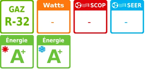 Unité extérieure Yutampo 3.5 kWatts R32 - Product features image
