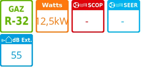 Unité extérieure Multi-split 12,5 kWatts 5 sorties - Hisense - Réf : 5AMW125U4RTA - Product features image