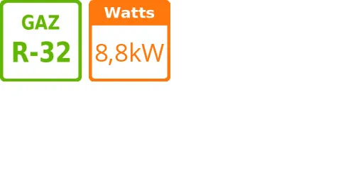 Plafonnier Convertible - 9 kWatts - R32 - Hisense - Réf : AUV90UR4RB4 - Product features image