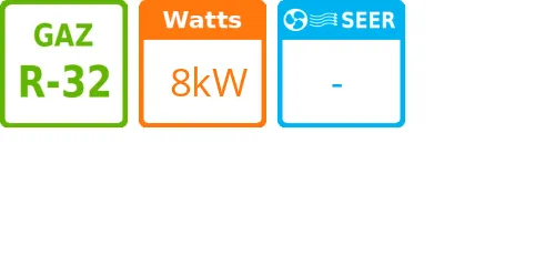 Unité extérieure Power Inverter Silence 6 kWatts Monophasé R32 - Product features image