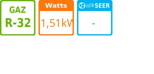 Unité extérieure Versati III Split 15.5 kWatts Monophasé R32 - Product features image