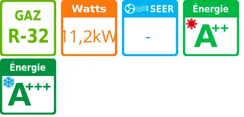 Unité extérieure Versati IV Split et All-in-One 12,2 kWatts Monophasé R32 - Product features image