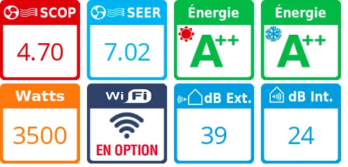 Climatiseur Console Toshiba R32 RAS-B13J2FVG-E - Product features image