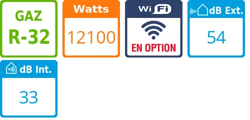 Climatiseur Gainable Mitsubishi PEAD-M125JA - Product features image