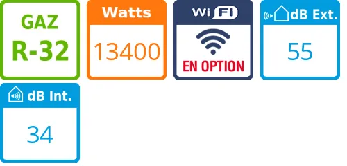 Climatiseur Gainable Mitsubishi PEAD-M140JA - Product features image