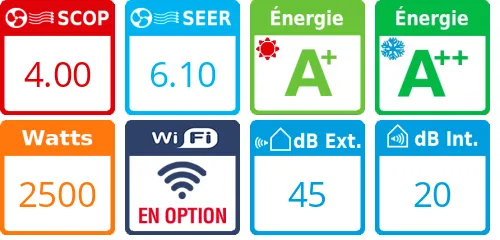 Climatiseur Mural Toshiba Naka RAS-B10B2KVG-E - Product features image