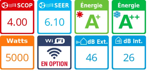 Climatiseur Mural Toshiba Naka RAS-18B2KVG-E - Product features image