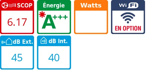 Pompe à chaleur mitsubishi ecodan 5 kw hydrobox 200 litres R290 - Product features image