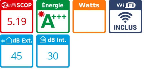 Pompe à chaleur Daikin Altherma 4 H F 6 kw 180 litres avec résistance de 9 kw - Product features image