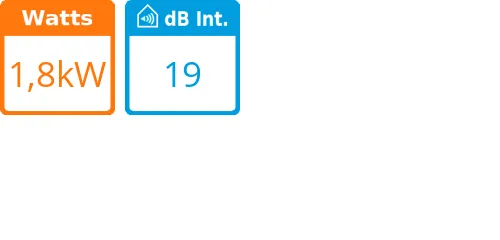 Split mural - 1,8 kWatts Noire R410 - Mitsubishi Electric - Réf : MSZ-EF18VE3B-DESTOCK - Product features image